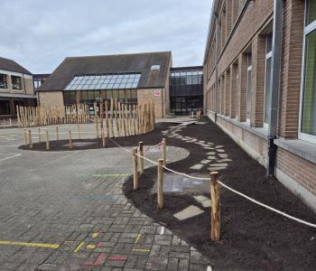 De Linde Borgloon - eindresultaat speelplaats lagere school